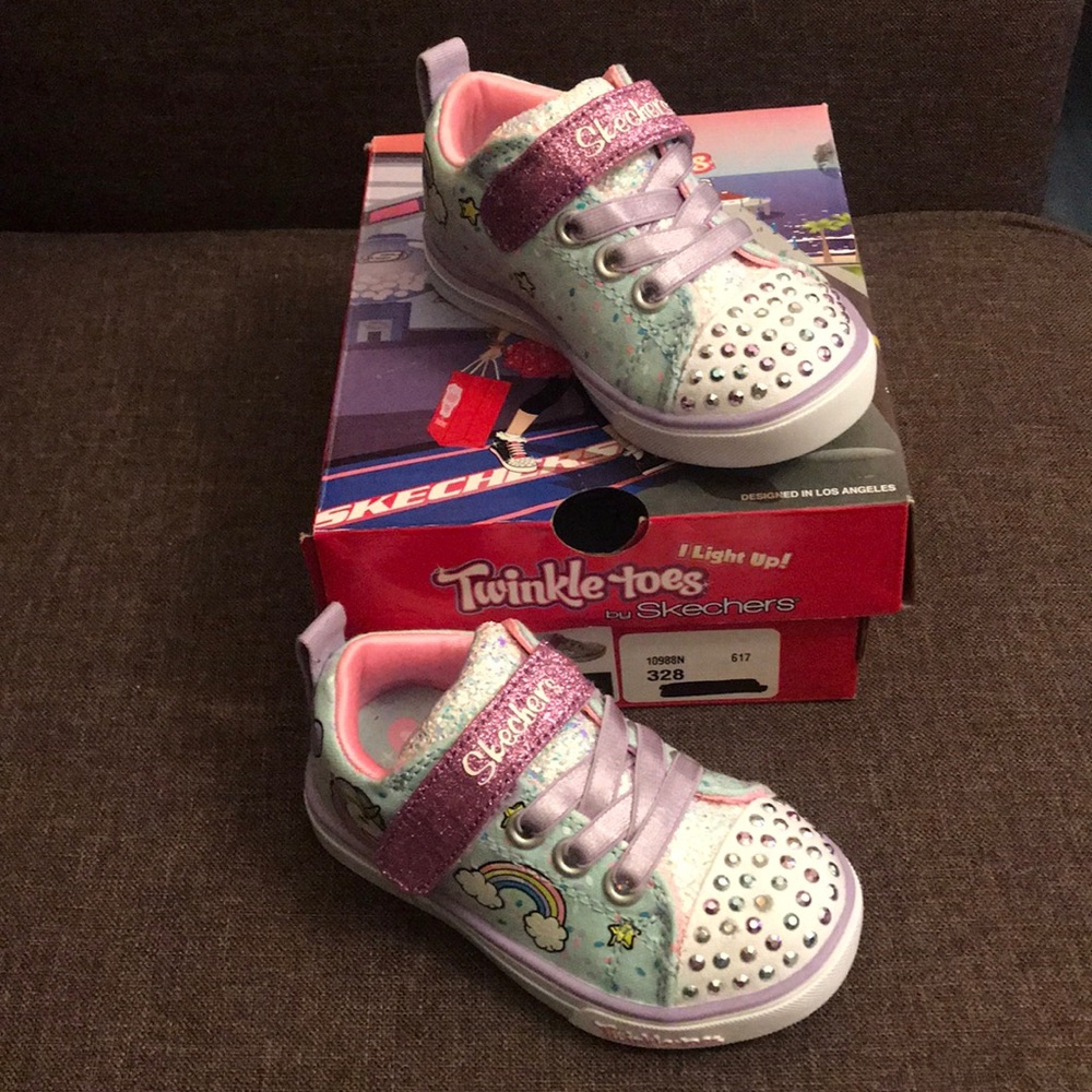 Skecher’s Toddler Tinkle toes Girls Sneakers